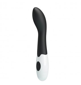 PRETTY LOVE - Bishop Wand Vibrator (Battery - Black)